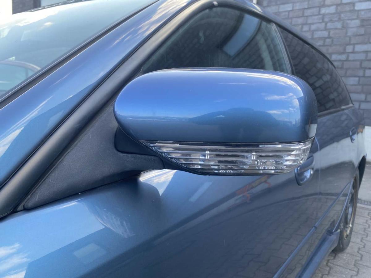 Subaru Legacy 4 original Au&szlig;enspiegel links elektrisch verstellbar 33A Atlantic Blue Bj.2005